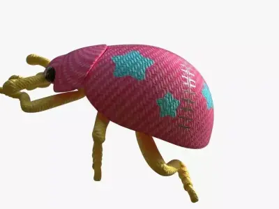 Brave Ladybug Free low-poly 3D model