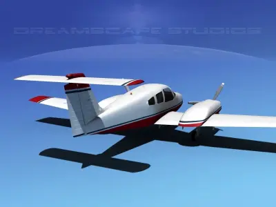 Piper PA-44-180 Seminole V07 3D model