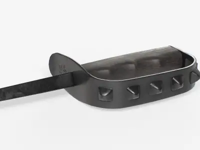 M1917 Trench Knife dark finish Low-poly 3D model