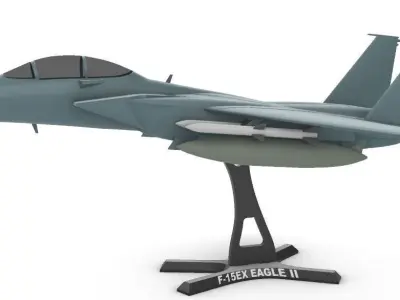 F 15EX Eagle II 3D print model