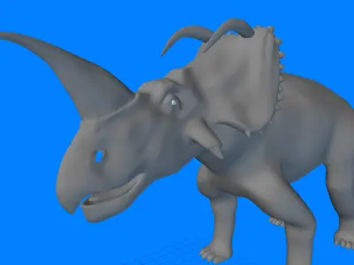 Monoclonius triceratops 3D model