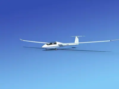 Duo Discus Sailplane 3D model