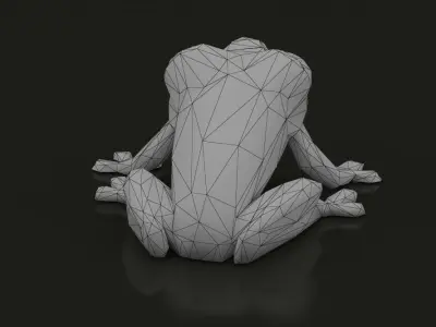 Low Poly Tree Frog Low-poly 3D model