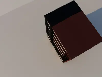 Building city Low-poly 3D model