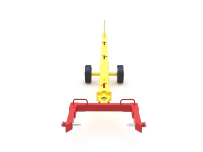 Tug Aircraft Tow Bar 3D model