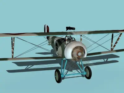 Nieuport 11 VHP V03 3D model