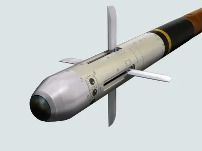 FZ275 Laser Guided Rocket 3D model