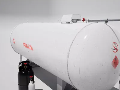 Gas Tank Props 3D model