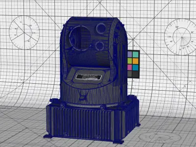 atircm infrared counter measure system 3D model
