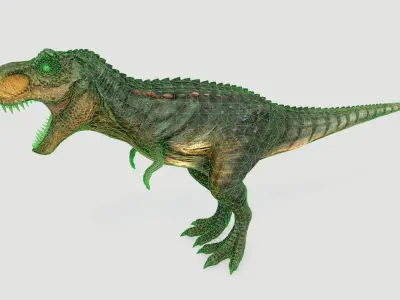 Tyrannosaurus Low-poly 3D model