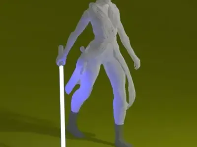 STATUE REY 3D print model