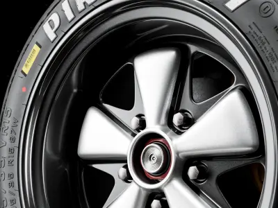 Pirelli P7 Corsa classic 305 35 R15 3D model