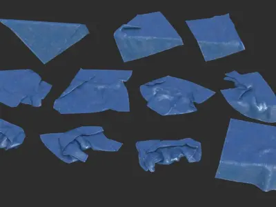 Tarp Assets 01 Low-poly 3D model
