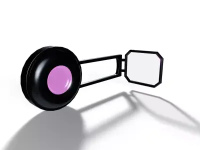 Sci-Fi Headset Low-poly 3D model