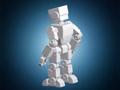 LEGO Robot Fighter 3D Print Model 3D print model
