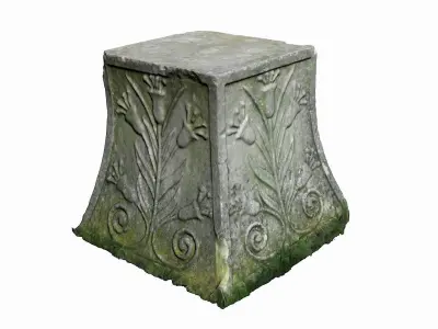 Medieval Stone Low-poly 3D model