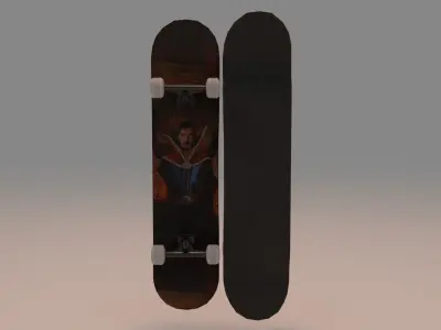 Doctor Strange Skateboard Skate 3D model
