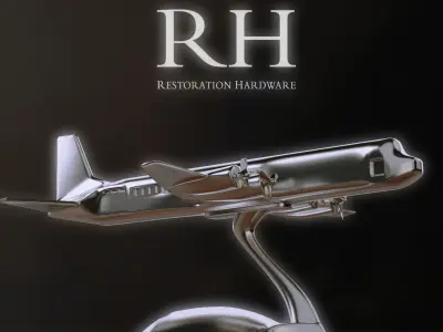 RH AIRCRAFTS DECORATION SET OF 4 Free 3D model