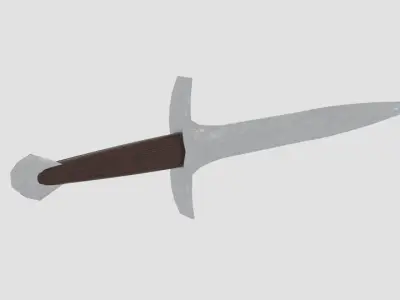 Frodo Sword Sting Low-poly 3D model