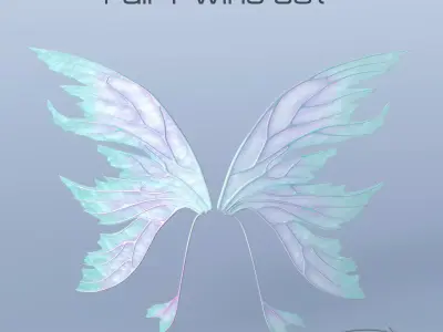 Fairy or Butterfly Wing Set A 3D model