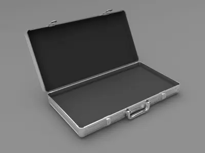Poker Case 3D Model 3D model