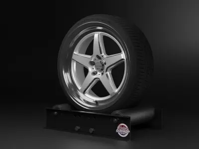 LENSO D-1SF Low-poly 3D model