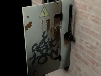 fuse box Free low-poly 3D model