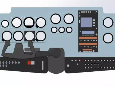 Bonanza Panel 3D model