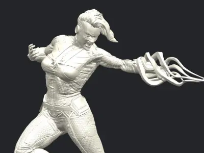 Captain Marvel 3D Model Ready to Print 3D print model