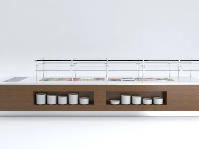 Salad Bar 3D model