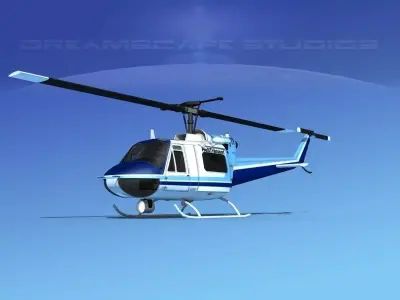 Bell 204 Corporate 3D model