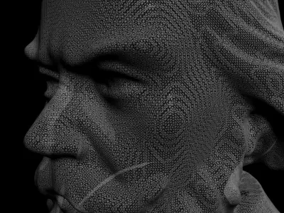 Brahms Bust 3D model