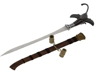 Gari Sword Low-poly 3D model