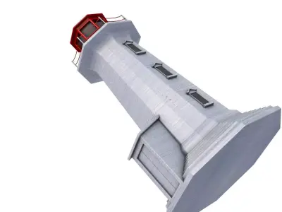Peggys Point Lighthouse 3D model