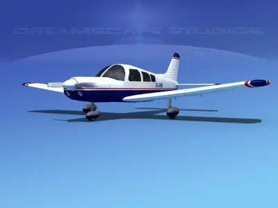 Piper PA-28 V01 3D model