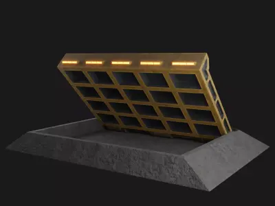 Jet Blast Deflector District 13 3D model