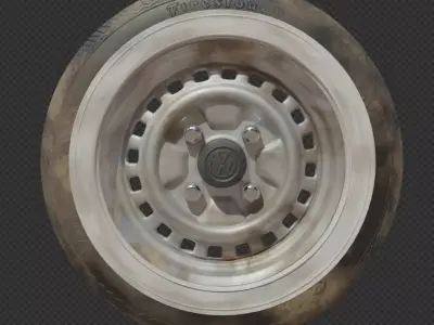 VW Beetle wheel 3D model
