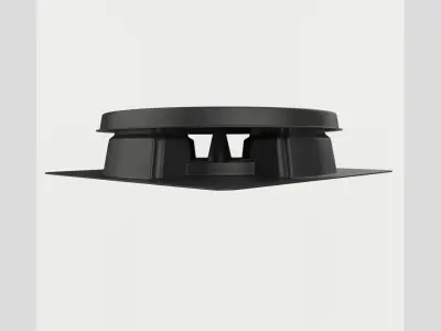 Cockroach Trap Bait Plastic Low High Poly 3D model