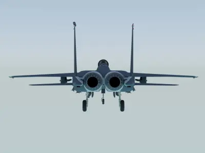 McDonnell Douglas F-15 Eagle Fighter Aircraft 3D model