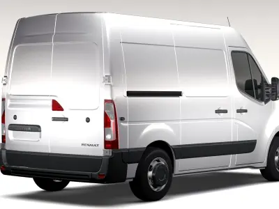 Renault Master L1H2 Van 2017 3D model