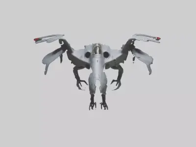 Deadly phantom model Low-poly 3D model