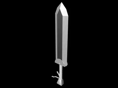 Sword for game character 3D model