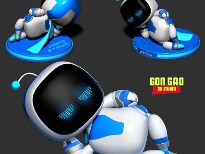 Astro Bot 3D print model