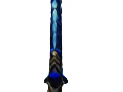 Dragon Sword Free low-poly 3D model