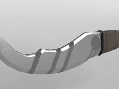 Knife 001 Free low-poly 3D model