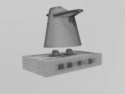 Iconic funnels SS France 3D print model