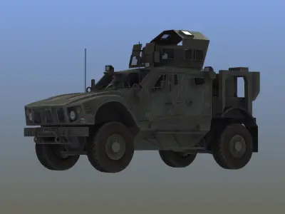 M-ATV M1240A1 MRAP 3D model