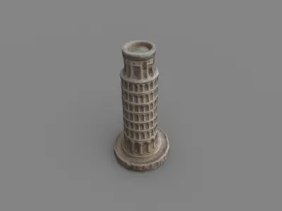 PISA TOWER Low-poly 3D model