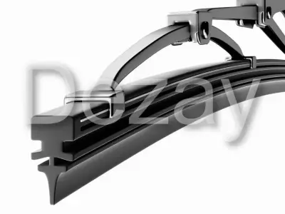 Wiper blade for car 3D model