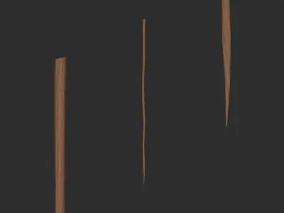 10 Bow Arrows Asset - Pack Collection Low-poly 3D model